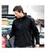 Veste Respirante Ripstop Soft Shell Pour Hommes Noir Noir Result-1