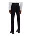 Mens Virgin Wool Trousers Black Boss-3