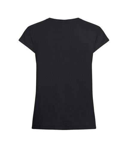 T-shirt fashion femme noir Clique