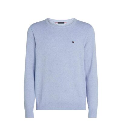 Pull bleu homme tommy hilfiger pima mw0mw28046 - l