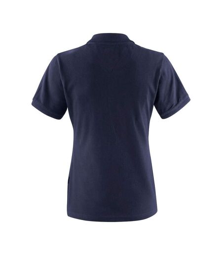 Womens/ladies Sunset Polo Shirt Navy James Harvest