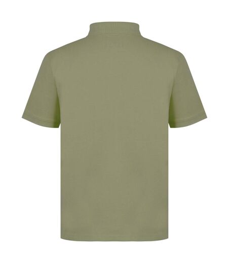 Mens Classic Embroidered Logo Polo Shirt Dry Grass Jack Wills