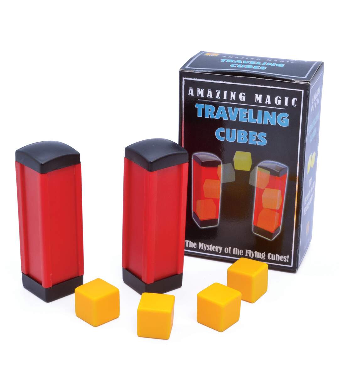 Amazing Magic Tour de magie des cubes de voyage (Rouge / jaune) (Taille unique) - UTBN1836