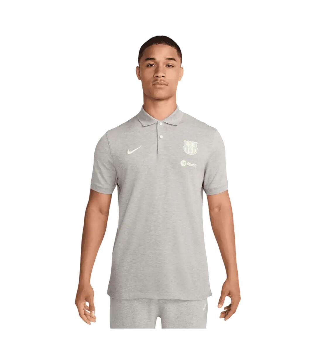 Polo Style Fc Barcelone 2.0 Homme Gris Argenté Nike-2