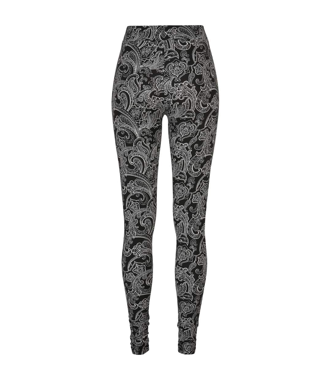 Legging Motif/style Cachemire Femme Noir Urban Classics-2