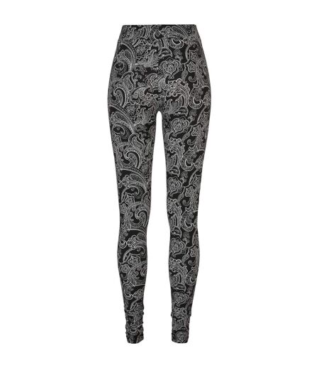 Legging Motif/style Cachemire Femme Noir Urban Classics