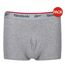 Shorts De Bain Ovett Homme Noir Gris Chiné Blanc Reebok-1