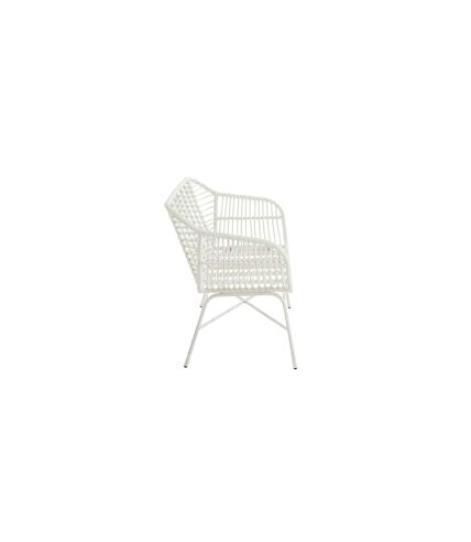 Banc de Jardin Design Celeste 128cm Blanc