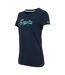 T-shirt Extensible Motif/style Fleurs Fingal Femme Bleu Marine Imprimé Regatta-4