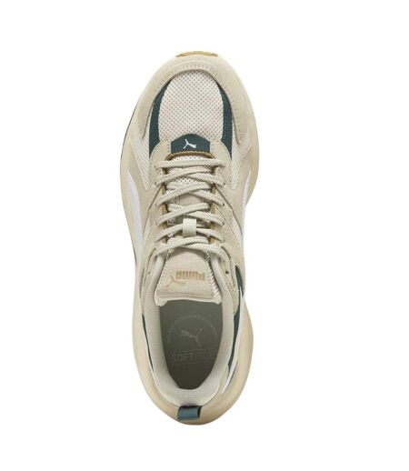 Womens/ladies Hypnotic Suede Low Cut Trainers Alpine White Snow Puma