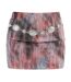Womens/ladies Tie Dye Mini Skirt Grey Missy Empire-2
