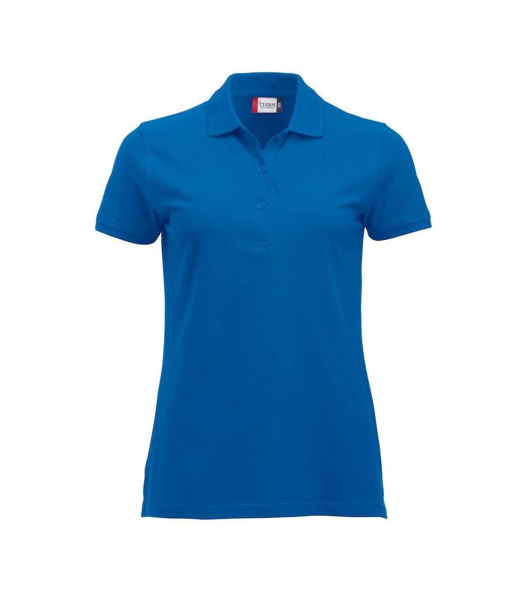 Womens/ladies Marion Polo Shirt Royal Blue Clique-4
