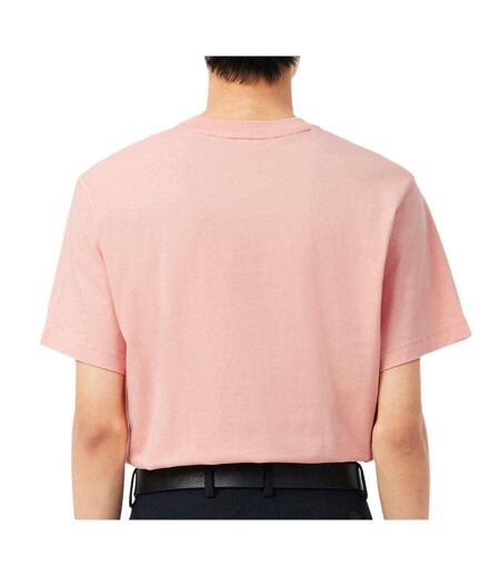 T-Shirt rose homme lacoste essentiel