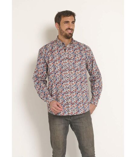 Chemise fantaisie motif cachemire