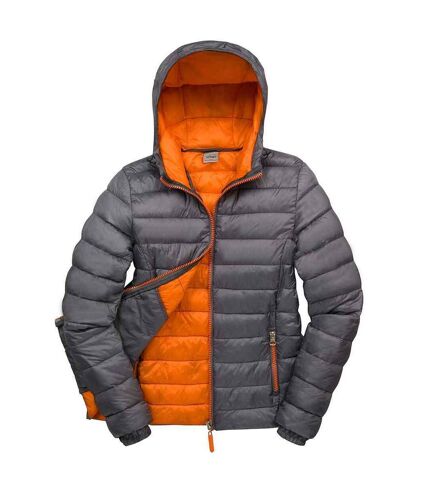 Result Urban Womens/Ladies Snow Bird Padded Jacket (Gray/Orange) - UTPC6520