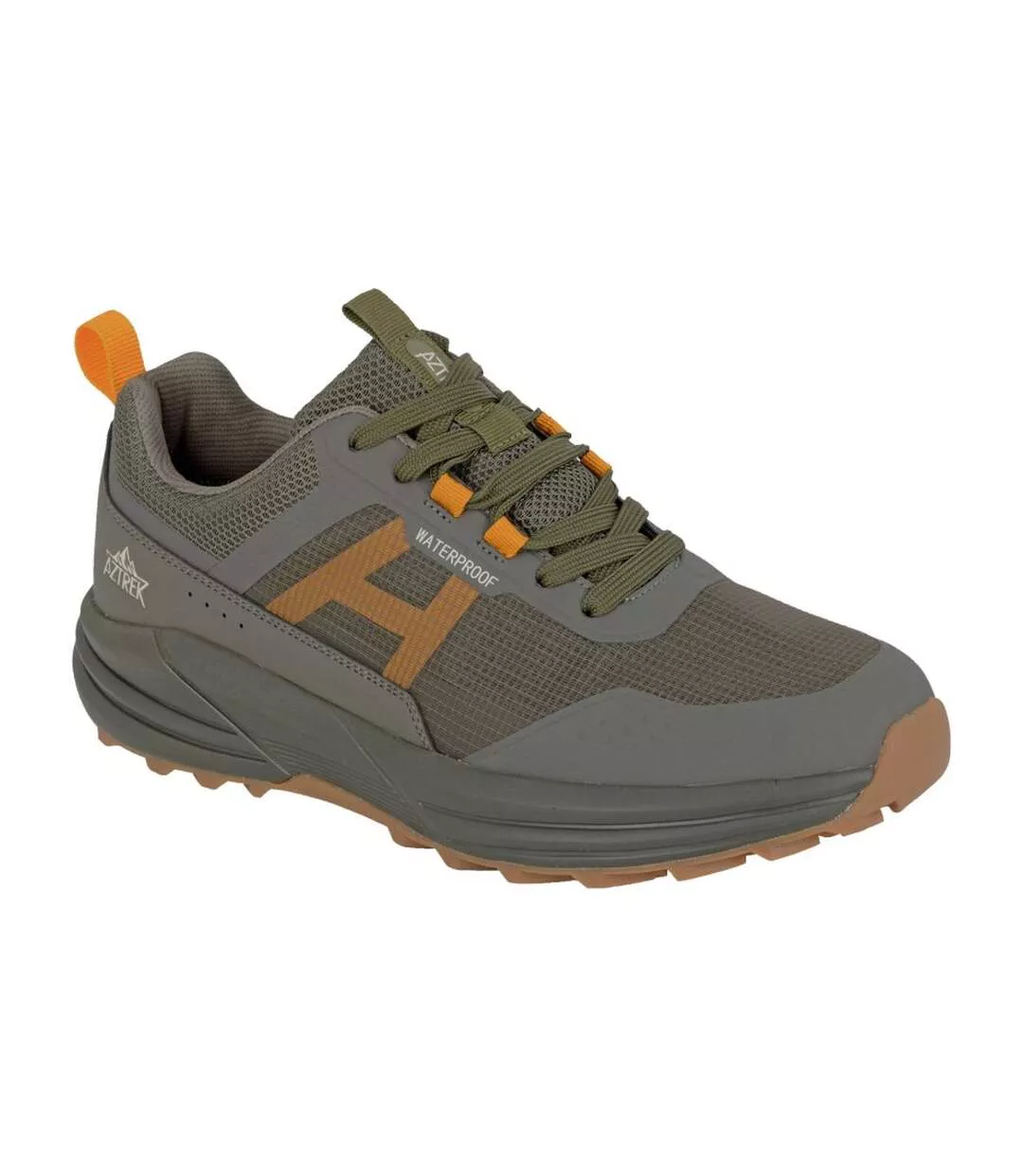 Baskets Wolds Homme Vert Kaki Gris Aztrek-1