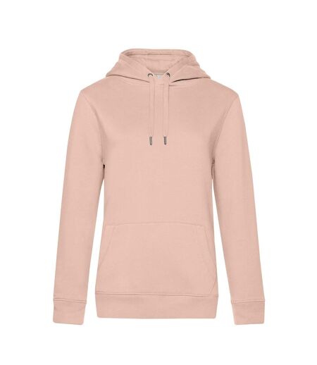 Womens/ladies queen hoodie rose tendre B&C