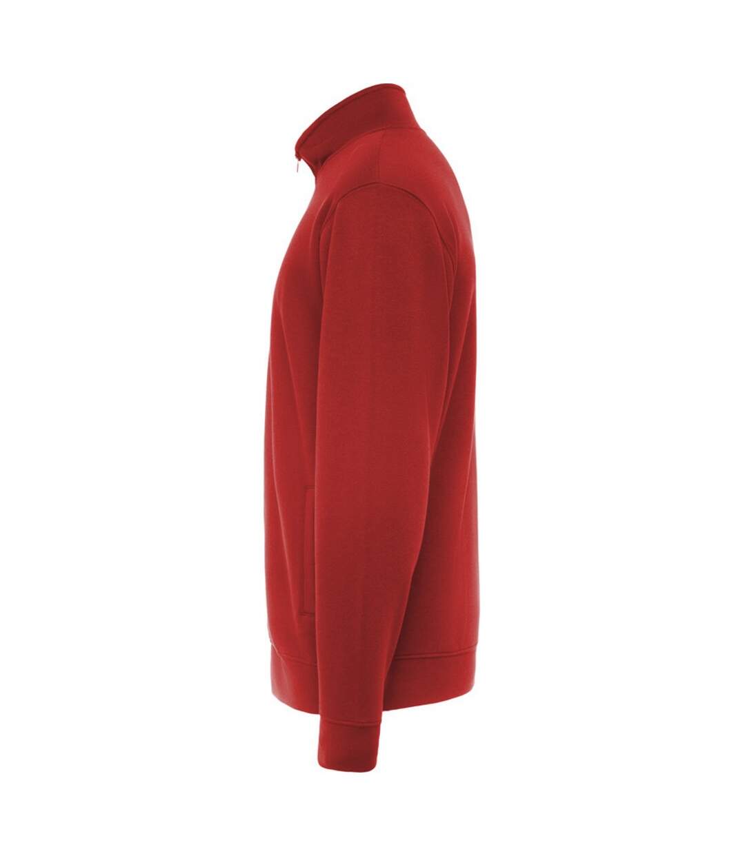 Unisex Adult Ulan Full Zip Sweatshirt Red Roly-3