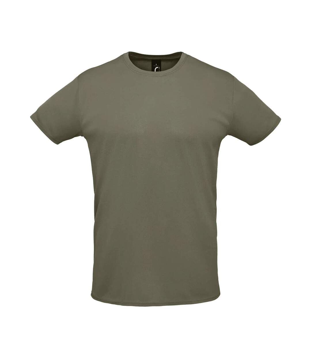 T-shirt Sprint Adulte Vert Militaire SOLS-1