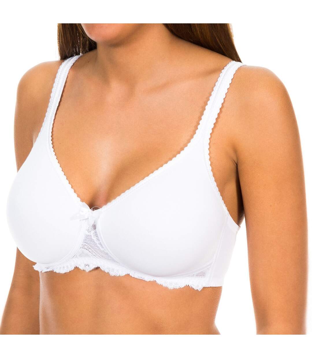 Wireless bra with P04MW cups for women, comfortable and natural design for women's everyday life-1