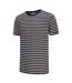 T-shirt Motif/style À Rayures Homme Bleu Marine Foncé Firetrap-3