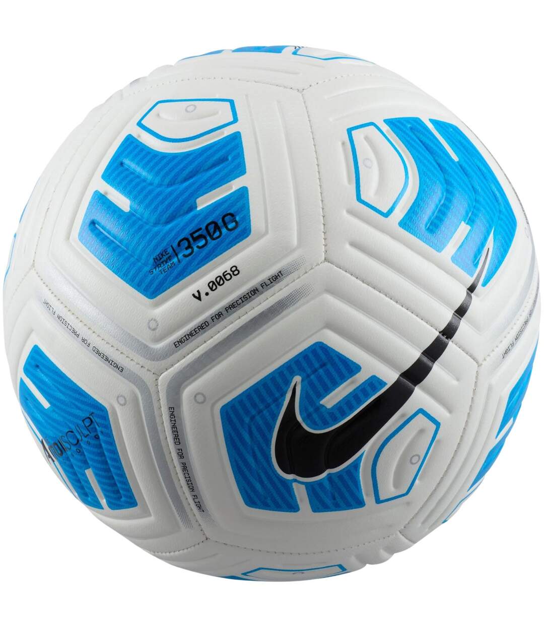 Ballon De Foot Strike Taille 5 Blanc Bleu Nike-1