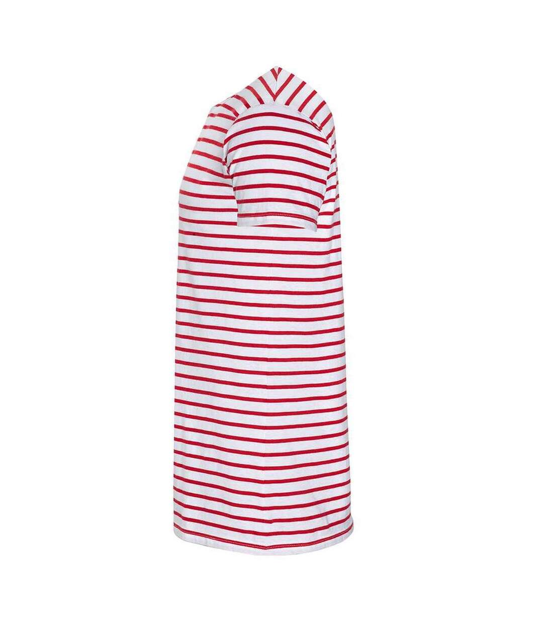 T-shirt Miles Homme Blanc Rouge SOLS-3