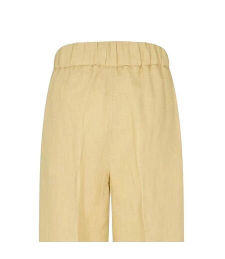 Womens/ladies Knitted Wide Leg Trousers Beige Blue Off White