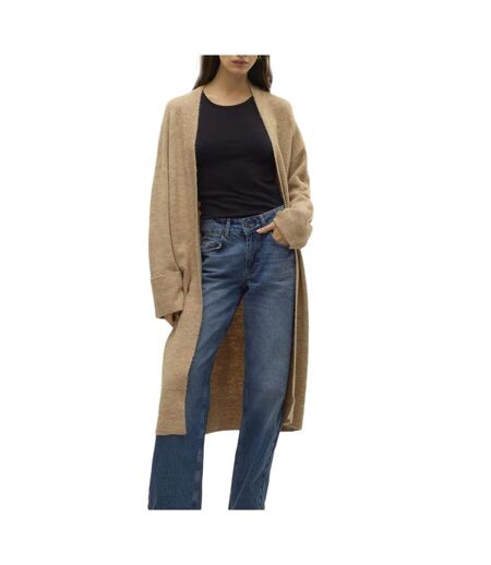 Gilet marron clair femme vero moda jupiter