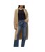 Gilet marron clair femme vero moda jupiter-2