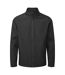 Mens Recycled Wind Resistant Soft Shell Jacket Black Premier-1