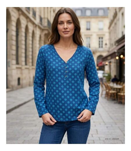 Chemisier Femme MAYFLOWER CROISADE2 Imprimé – Fluidité Élégante et Look Modulable