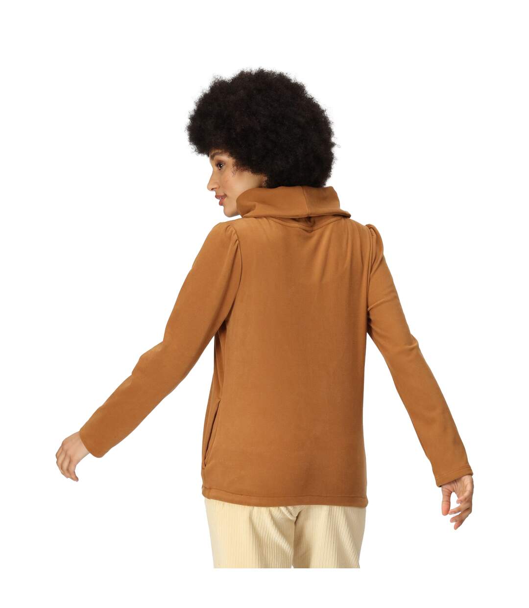 Womens/ladies adarae fleece roll neck sweatshirt rubber Regatta-4