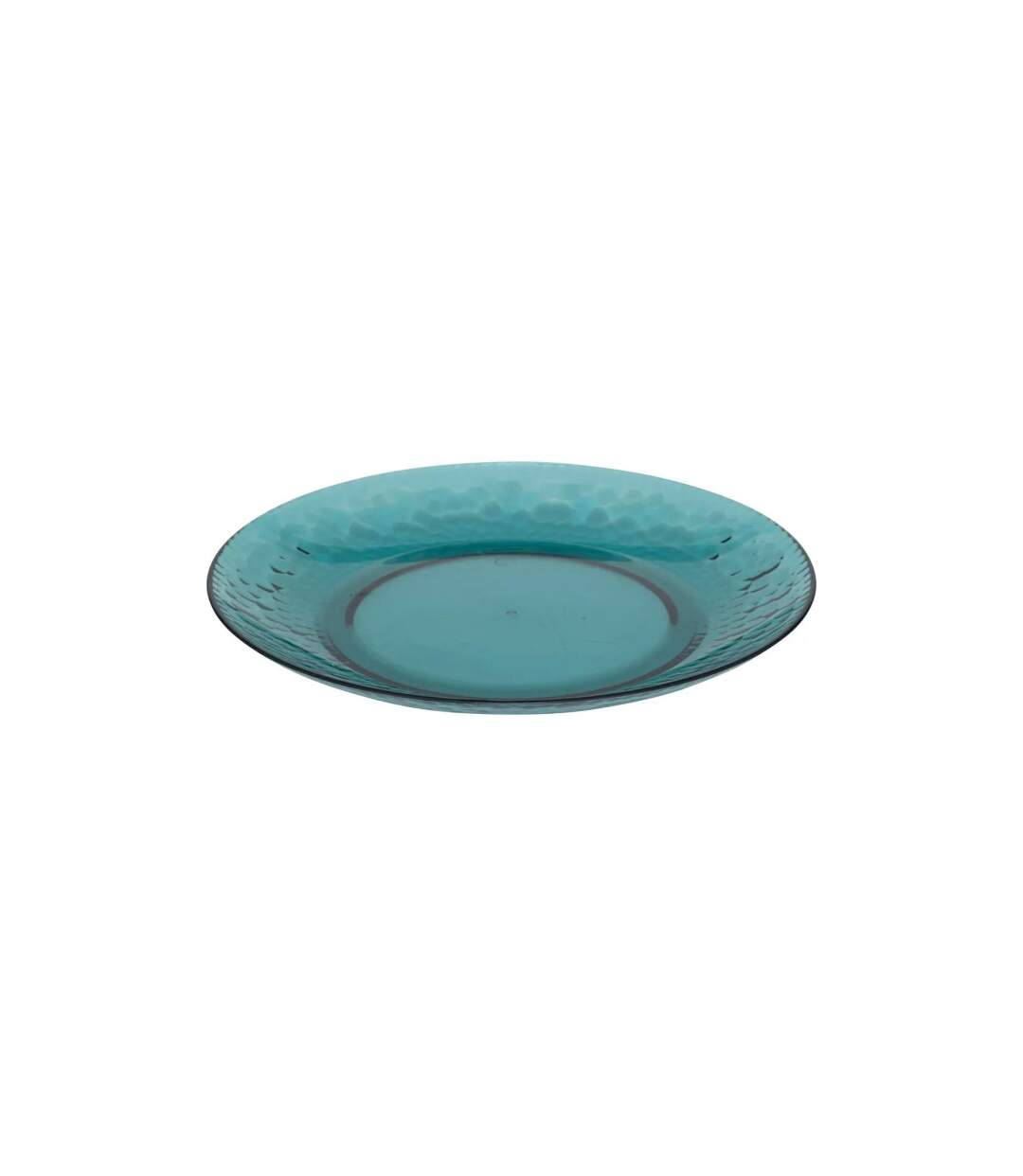 Lot de 6 Assiettes à Dessert Réutilisables Estiva 20cm Bleu Pétrole-1