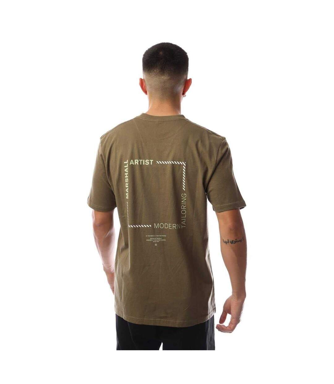 Mens Chevron Logo T-shirt Fig Marshall Artist-3