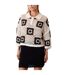 Polo Motif/style Crochet Anaya Femme Noir Crème Edited-2