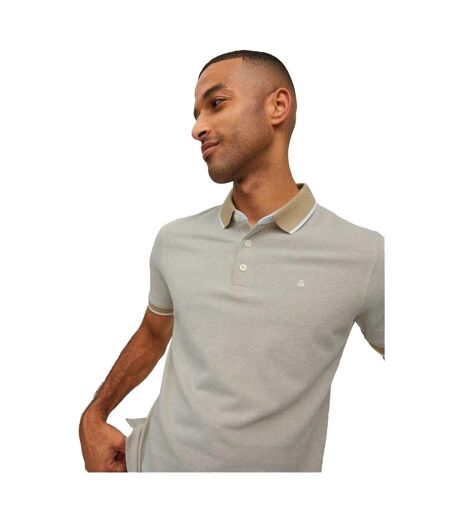 Mens Slim Short-sleeved Polo Shirt Crockery Jack And Jones