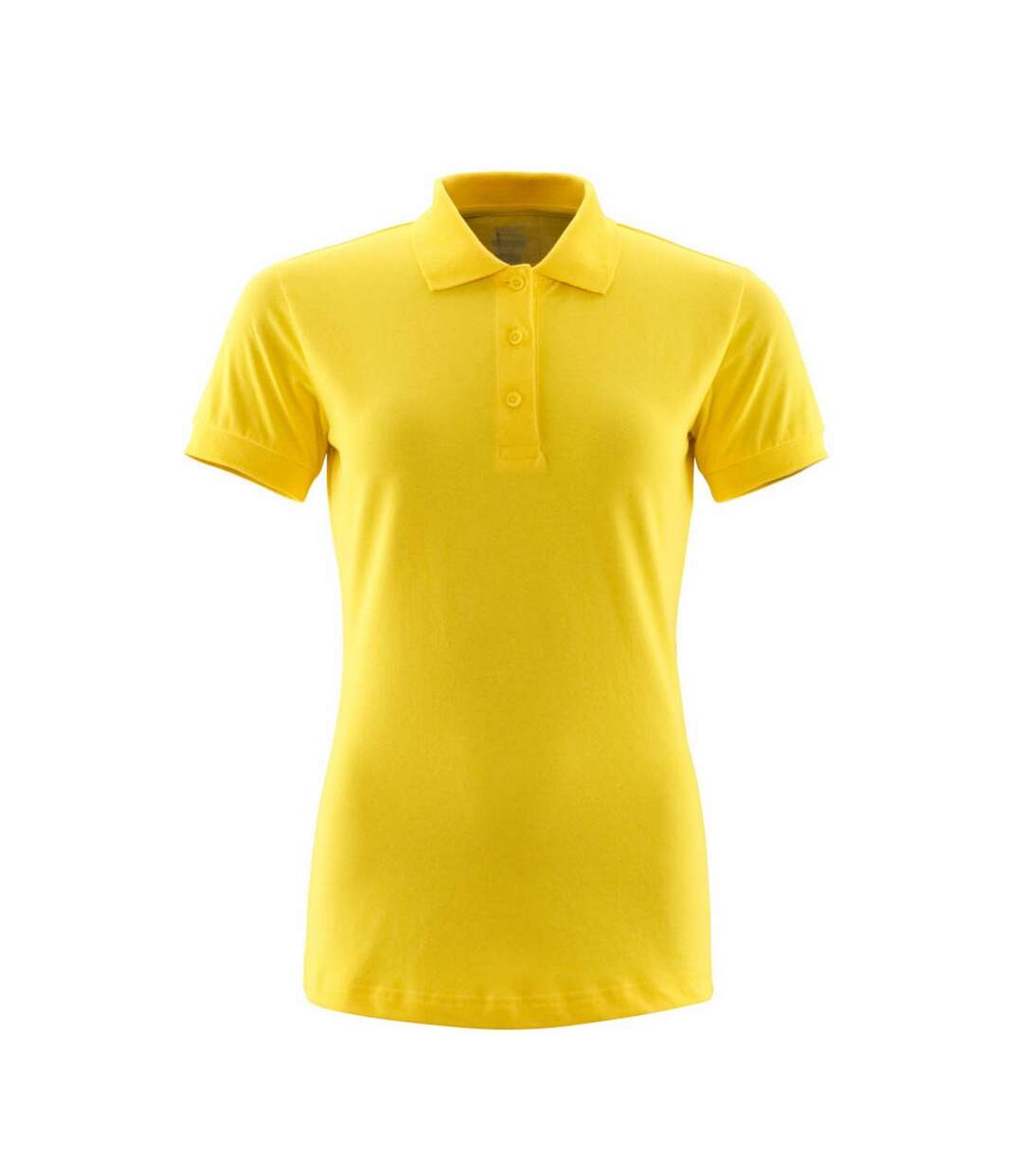 Womens/ladies Grasse Crossover Polo Shirt Sunflower Yellow Mascot-1