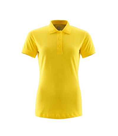 Womens/ladies Grasse Crossover Polo Shirt Sunflower Yellow Mascot