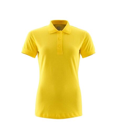 Womens/ladies Grasse Crossover Polo Shirt Sunflower Yellow Mascot