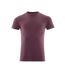Mens Crossover T-shirt Bordeaux Mascot-1