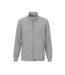 Mens French Terry Full Zip Jacket Grey Melange Cottover-1