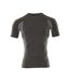 Haut Thermique Manches Courtes Crossover Pavia Adulte Anthracite Foncé Mascot-1