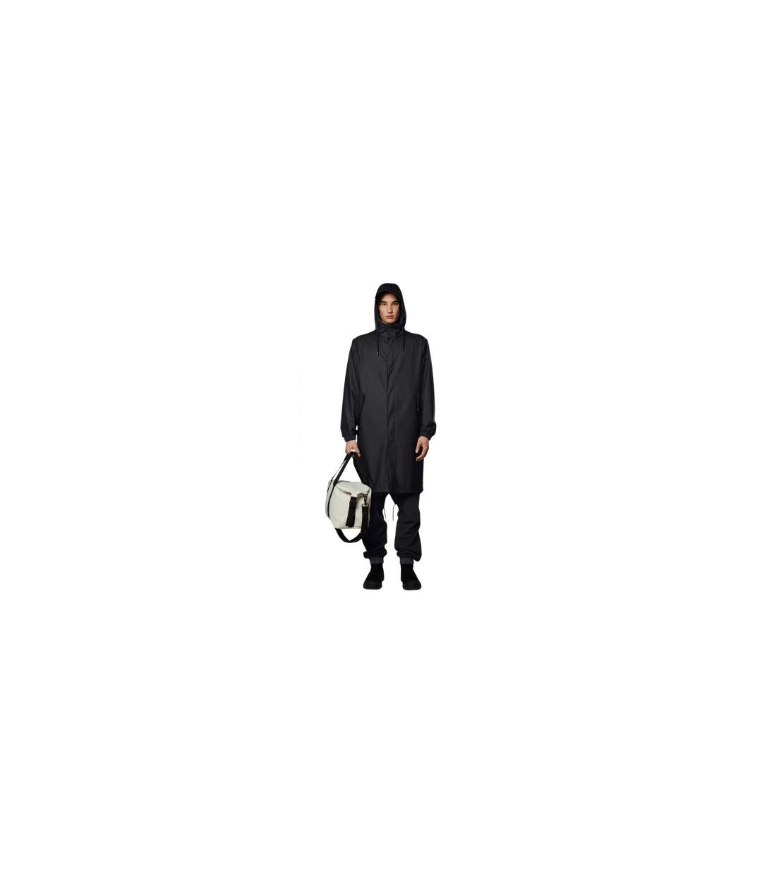 Unisex Adult  Long-sleeved Parka Black Rains-1
