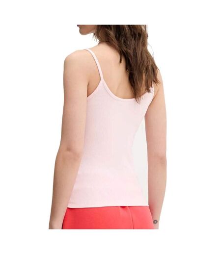Débardeur rose femme tommy hilfiger script strappy - l
