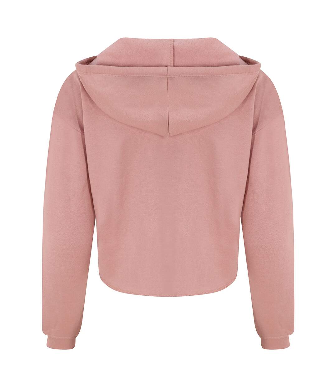Sweat Court À Capuche Girlie Femme Vieux Rose AWDis-2