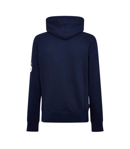 Sweat À Capuche Manches Longues Homme Bleu Marine Money