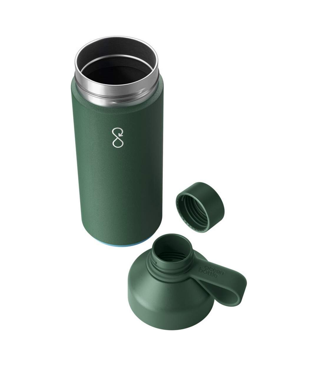 Bouteille isotherme taille unique vert forêt Ocean Bottle-3