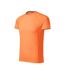 T-shirt Manches Raglan Motif/style Uni Destiny Homme Orange Malfini-3
