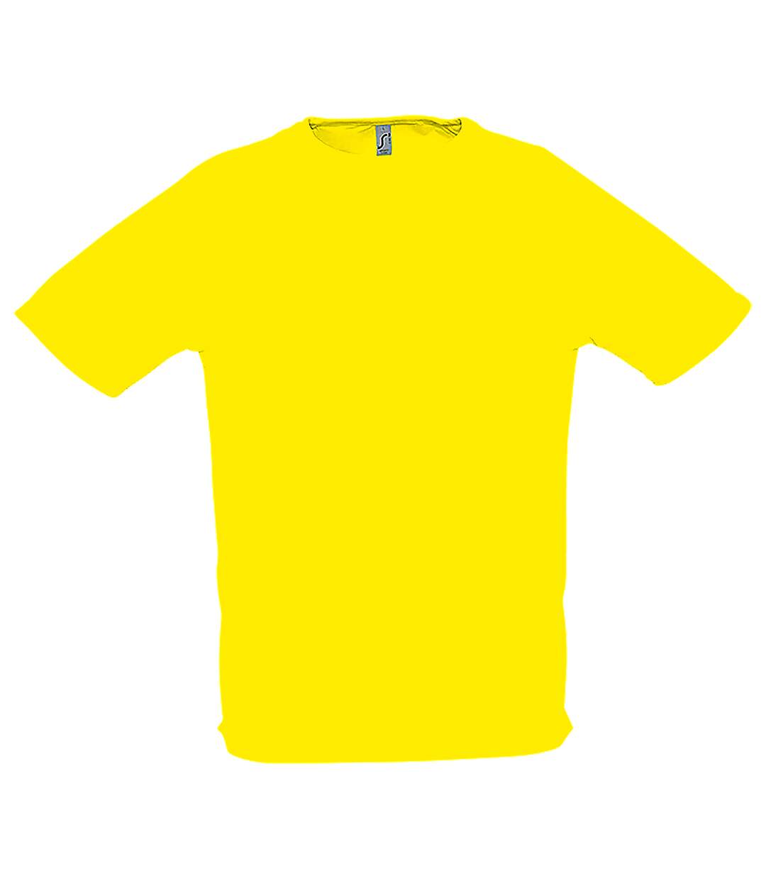 Sporty t-shirt à manches courtes homme citron SOLS